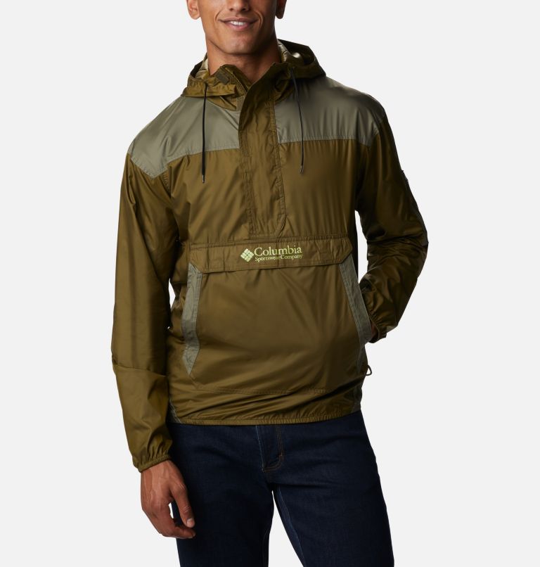 Challenger&trade; Windbreaker | 328 | XL Men's Challenger&trade; Windbreaker, New Olive, Stone Green, front