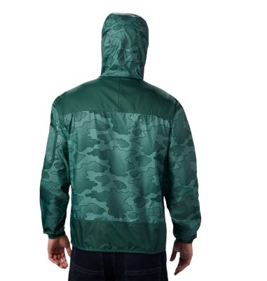 Men's Challenger&trade; Windbreaker Challenger&trade; Windbreaker | 271 | S, Thyme Green Camo Gradient, Rain Forest, back