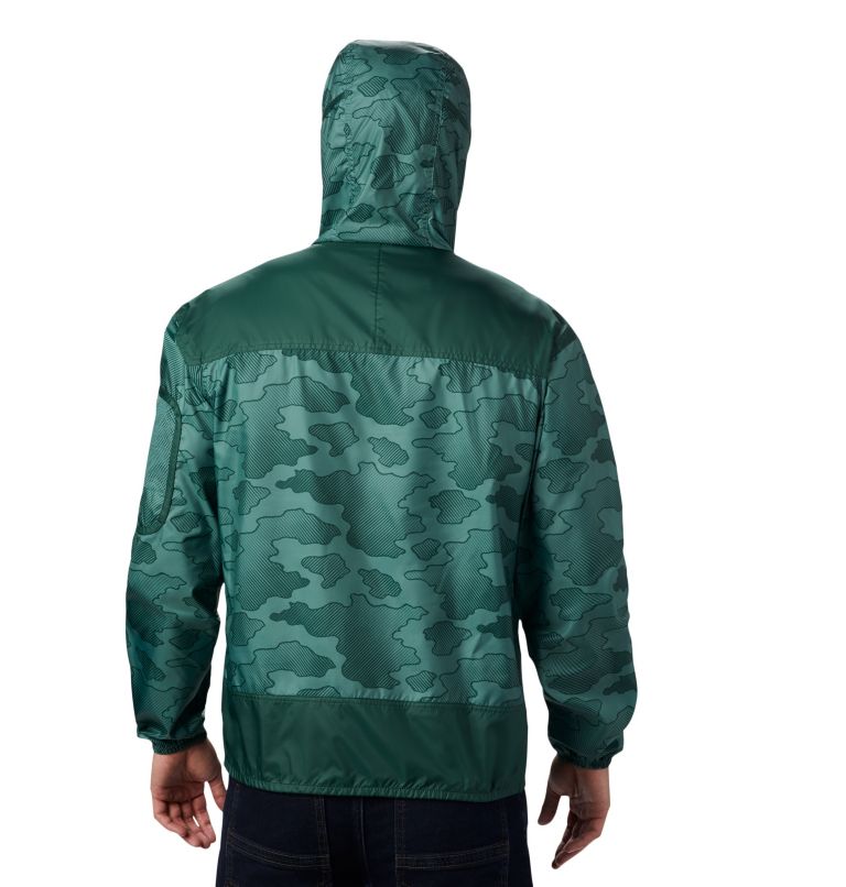 Challenger&trade; Windbreaker | 369 | S Men's Challenger&trade; Windbreaker, Thyme Green Camo Gradient, Rain Forest, back