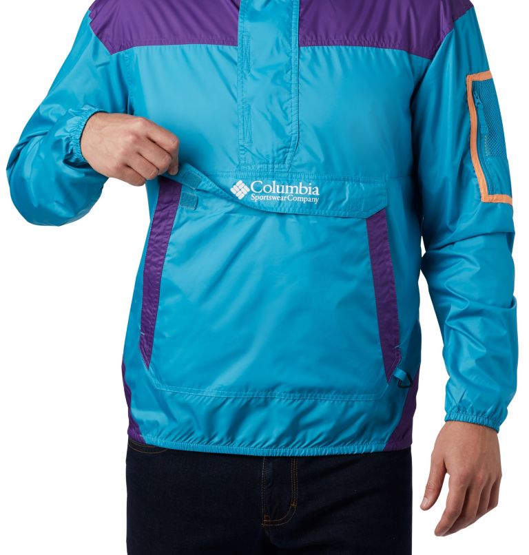 Challenger Windbreaker | 450 | M, Color: Clear Water, Vivid Purple, image 4