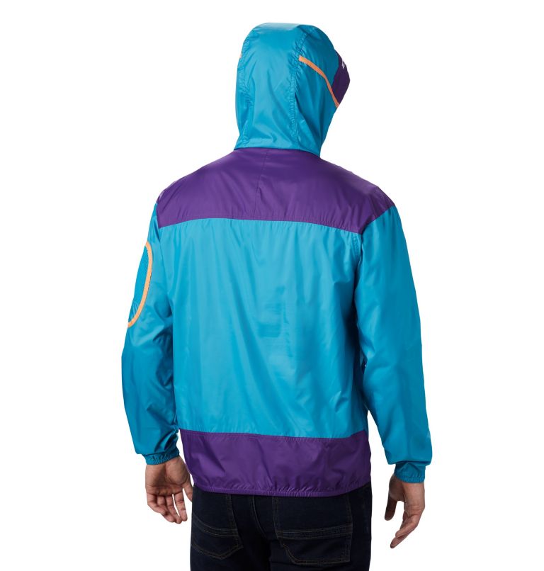 Challenger Windbreaker | 450 | M, Color: Clear Water, Vivid Purple, image 2