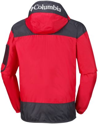 Men's Challenger&trade; Windbreaker Challenger&trade; Windbreaker | 271 | S, Mountain Red, Black, back