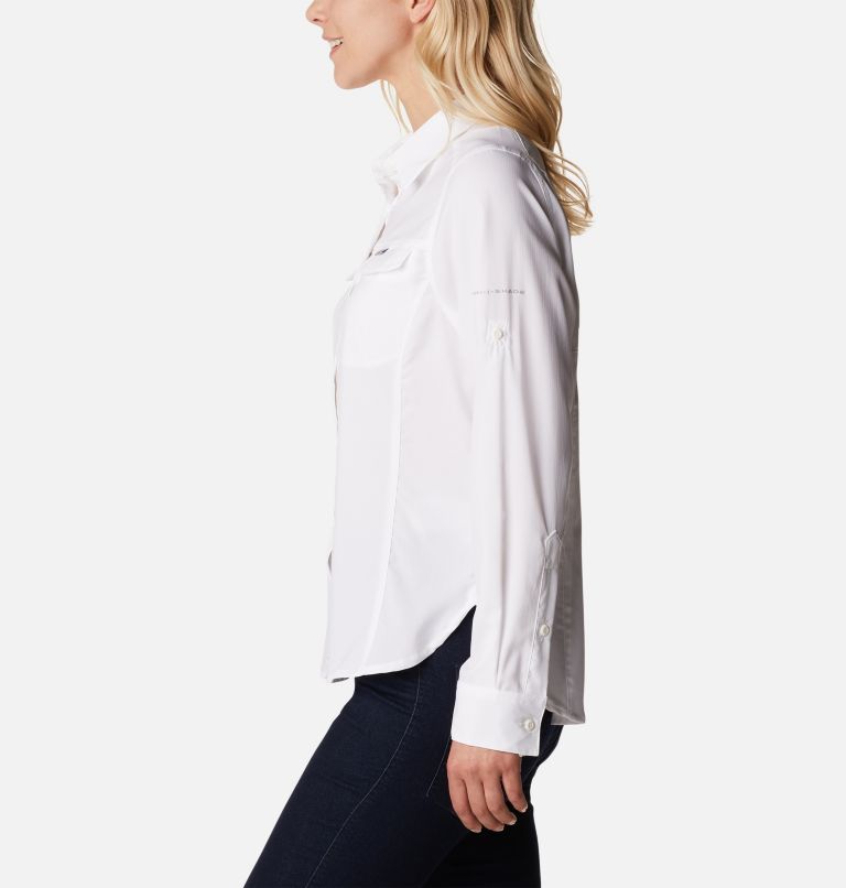 Women’s Silver Ridge Lite Long Sleeve, Color: White, image 3