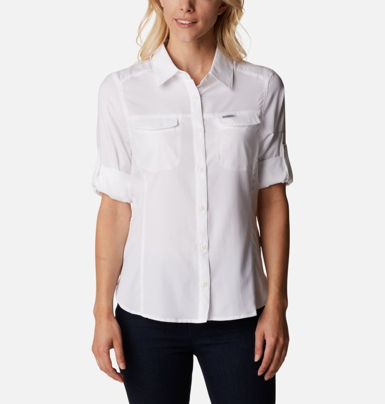Thumbnail: Chemise à manches longues Silver Ridge Lite pour femme, Color: White, image 7
