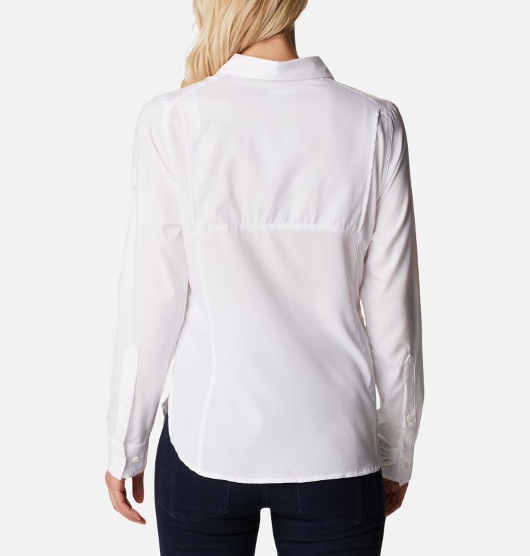 Women’s Silver Ridge Lite Long Sleeve, Color: White, image 2