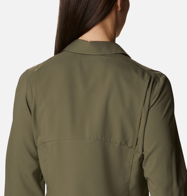 Women’s Silver Ridge Lite Long Sleeve, Color: Stone Green, image 5