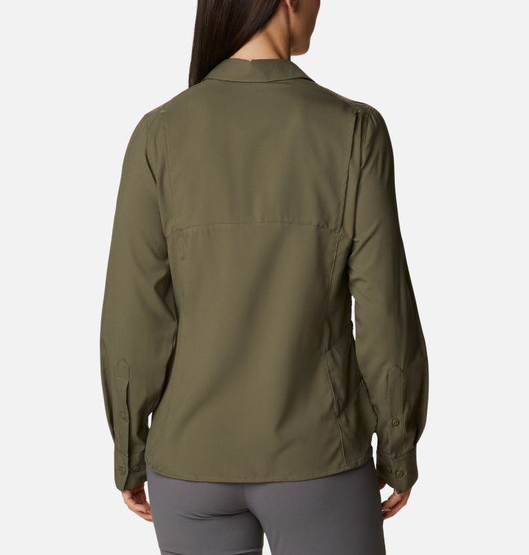 Women’s Silver Ridge Lite Long Sleeve, Color: Stone Green, image 2