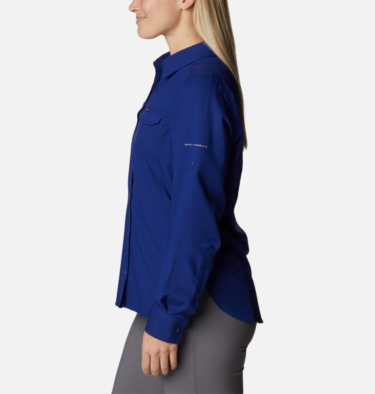 Women’s Silver Ridge Lite Long Sleeve, Color: Dark Sapphire, image 3