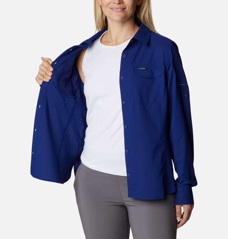 Women’s Silver Ridge Lite Long Sleeve, Color: Dark Sapphire, image 5