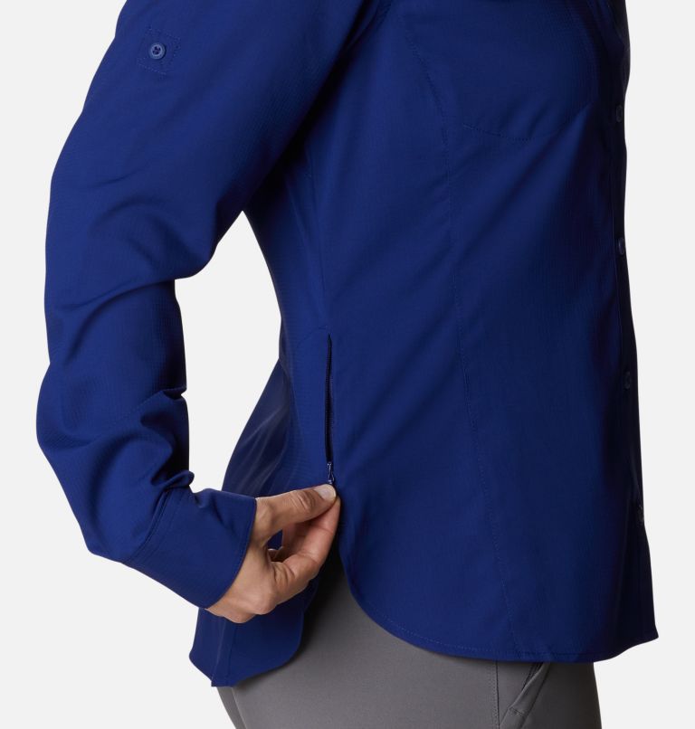 Thumbnail: Silver Ridge Lite Long Sleeve Shirt | 432 | M, Color: Dark Sapphire, image 6