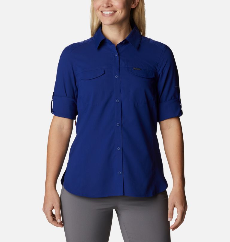 Women’s Silver Ridge Lite Long Sleeve, Color: Dark Sapphire, image 7