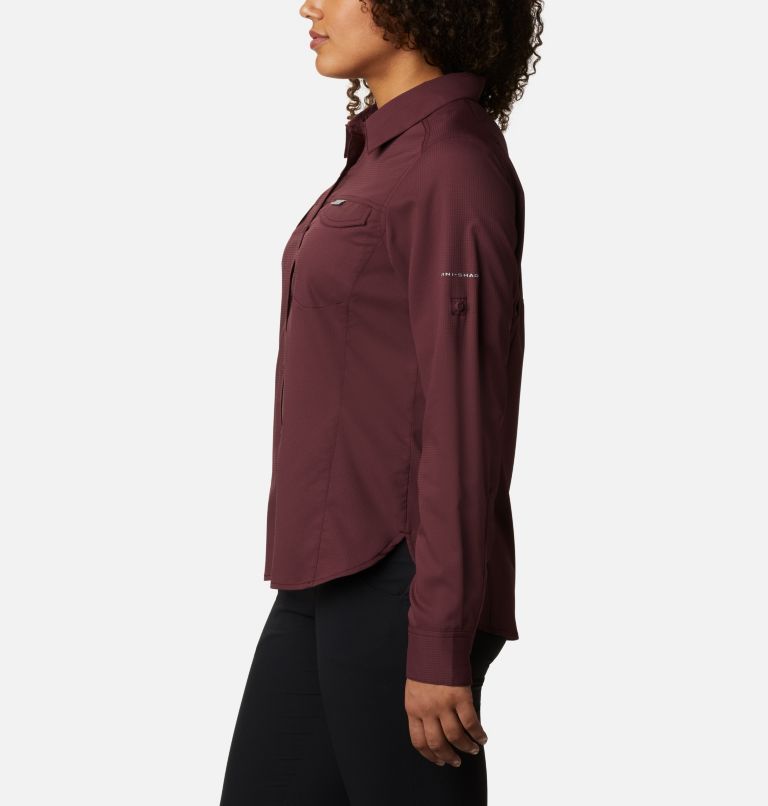 Women’s Silver Ridge Lite Long Sleeve, Color: Malbec, image 3