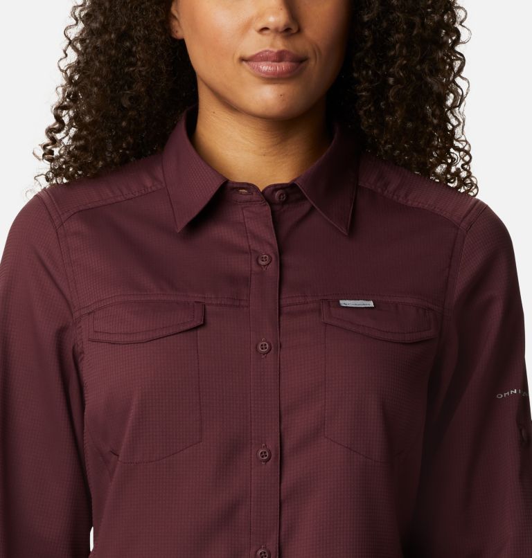 Women’s Silver Ridge Lite Long Sleeve, Color: Malbec, image 4