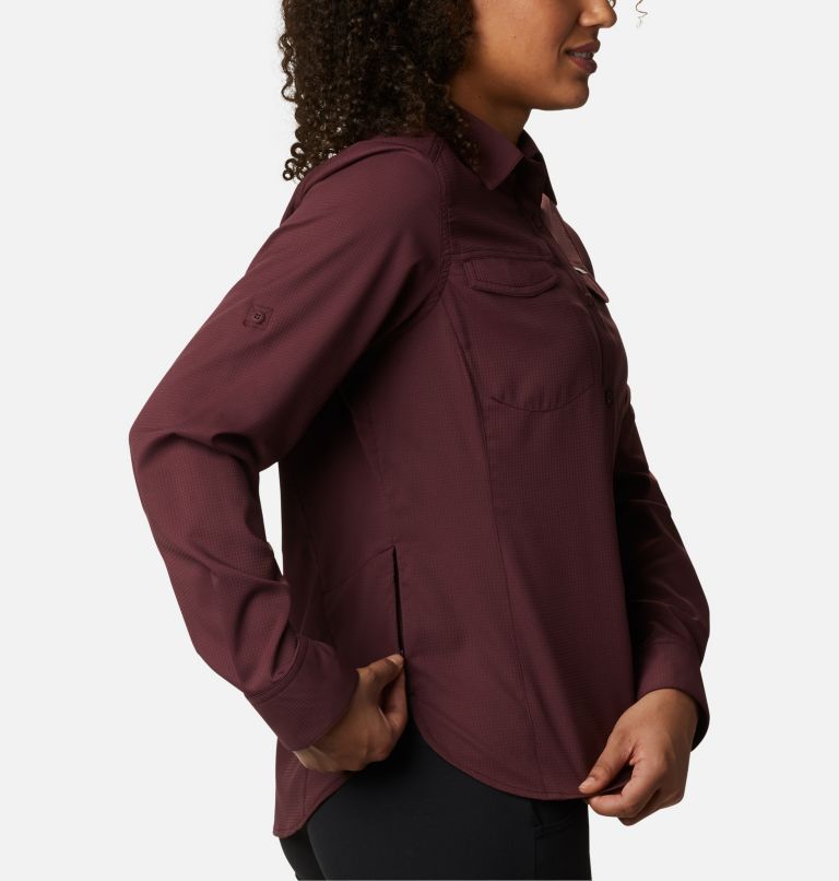 Women’s Silver Ridge Lite Long Sleeve, Color: Malbec, image 5
