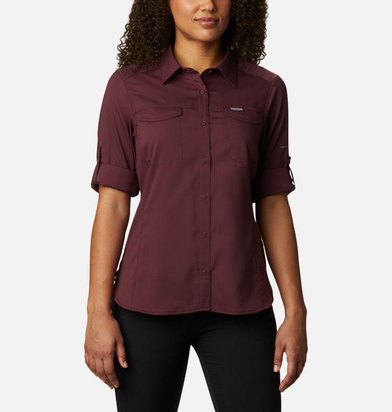 Women’s Silver Ridge Lite Long Sleeve, Color: Malbec, image 7