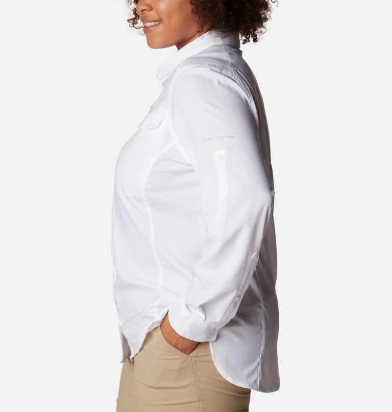 Thumbnail: Women’s Silver Ridge Lite Long Sleeve Shirt - Plus Size, Color: White, image 3