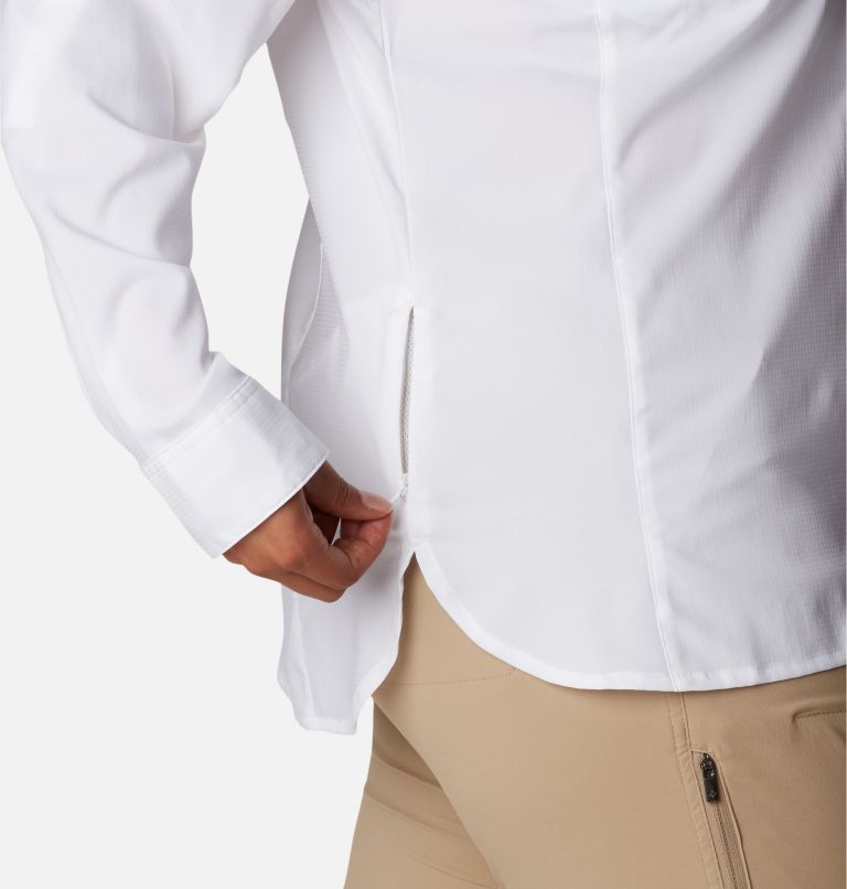 Women’s Silver Ridge Lite Long Sleeve Shirt - Plus Size, Color: White, image 6
