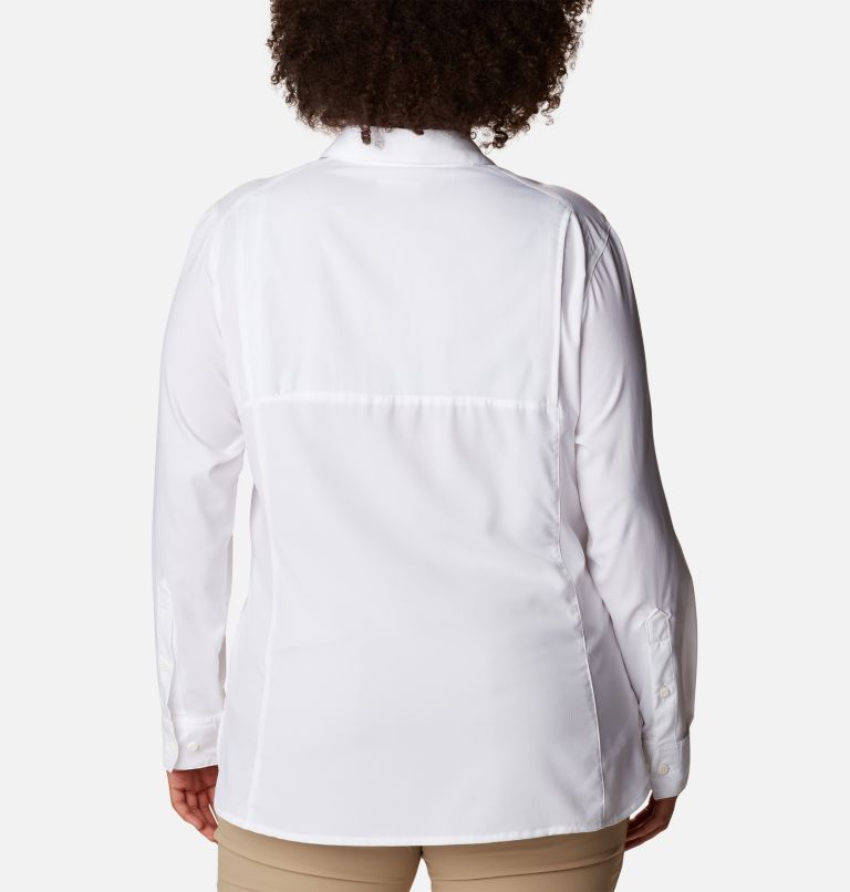 Women’s Silver Ridge Lite Long Sleeve Shirt - Plus Size, Color: White, image 2