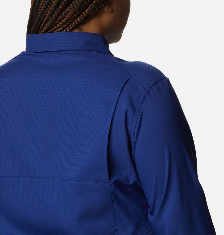 Women’s Silver Ridge Lite Long Sleeve Shirt - Plus Size, Color: Dark Sapphire, image 6
