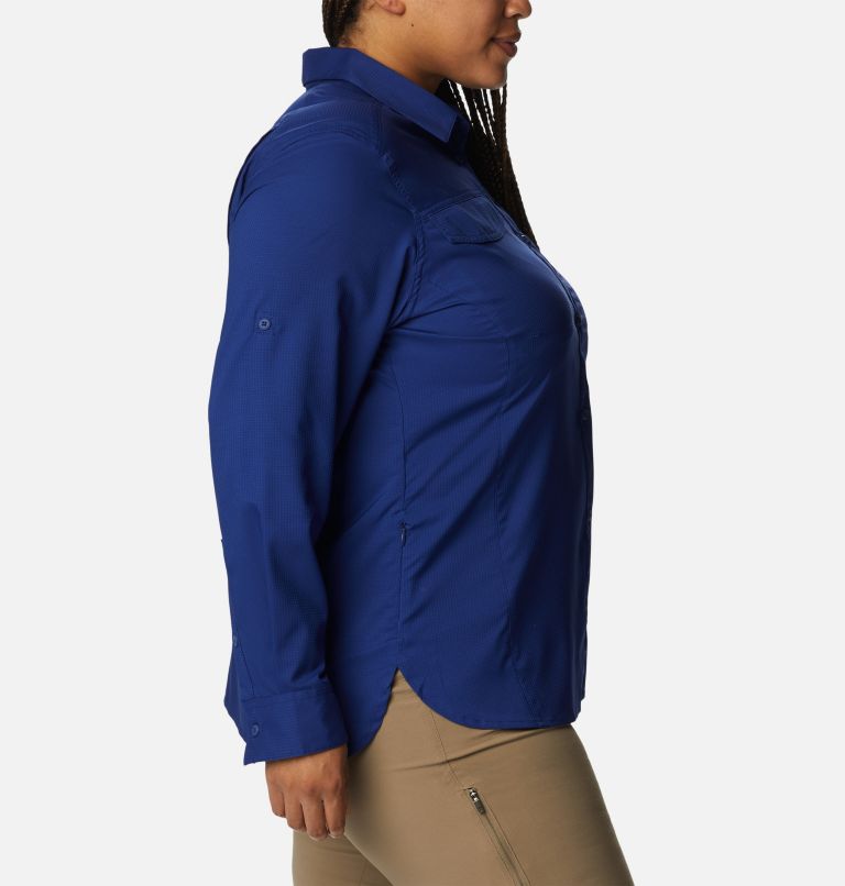 Thumbnail: Women’s Silver Ridge Lite Long Sleeve Shirt - Plus Size, Color: Dark Sapphire, image 8