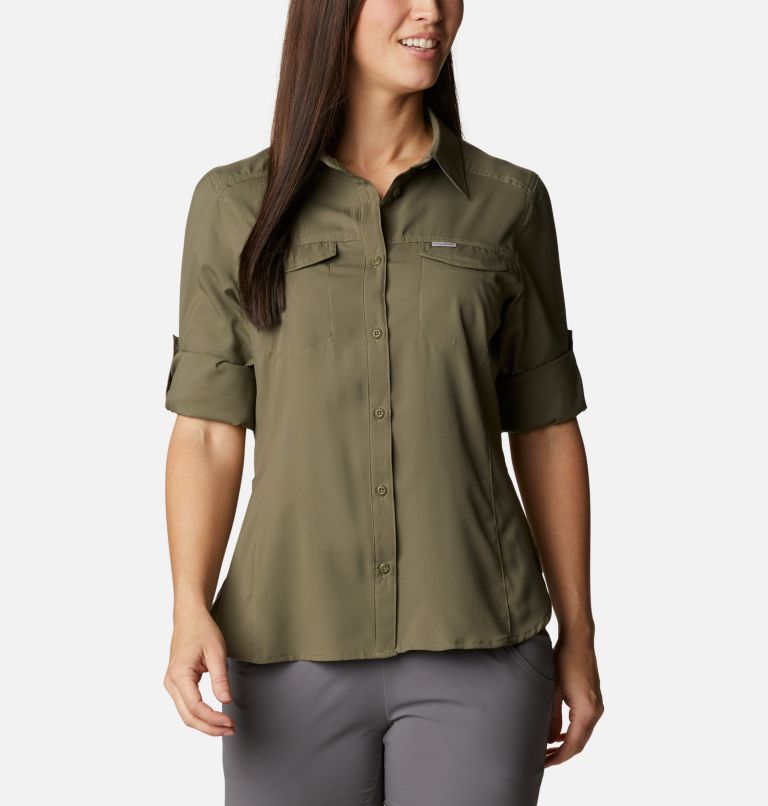 Thumbnail: Women's Silver Ridge Lite Shirt, Color: Stone Green, image 7