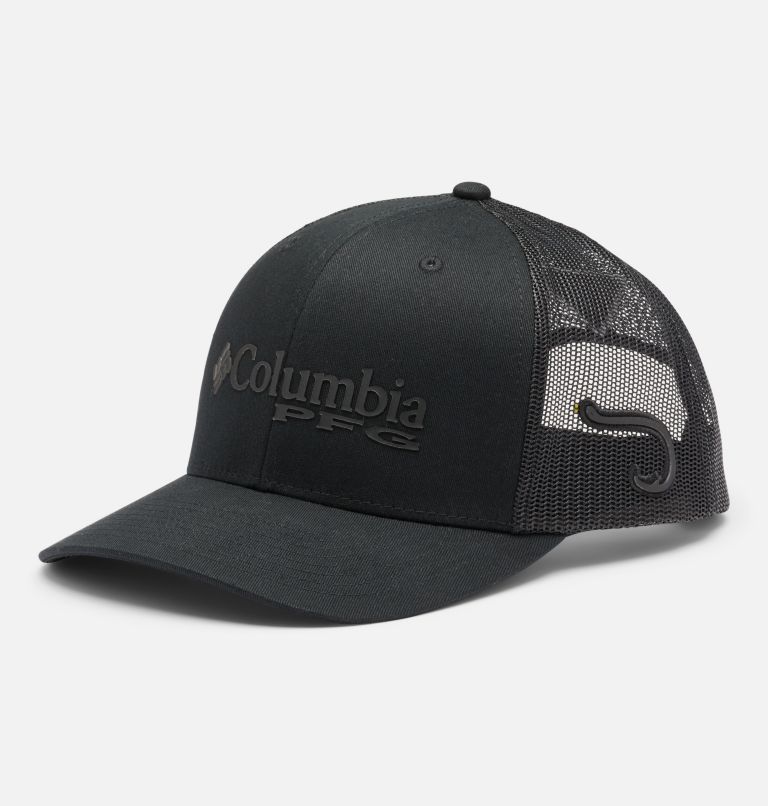 PFG Logo Mesh Snapback, Color: Black, Hook, image 1