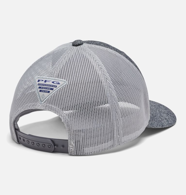 PFG Logo Mesh Snap Back | 032 | O/S, Color: Grill Heather, Cool Grey, image 2