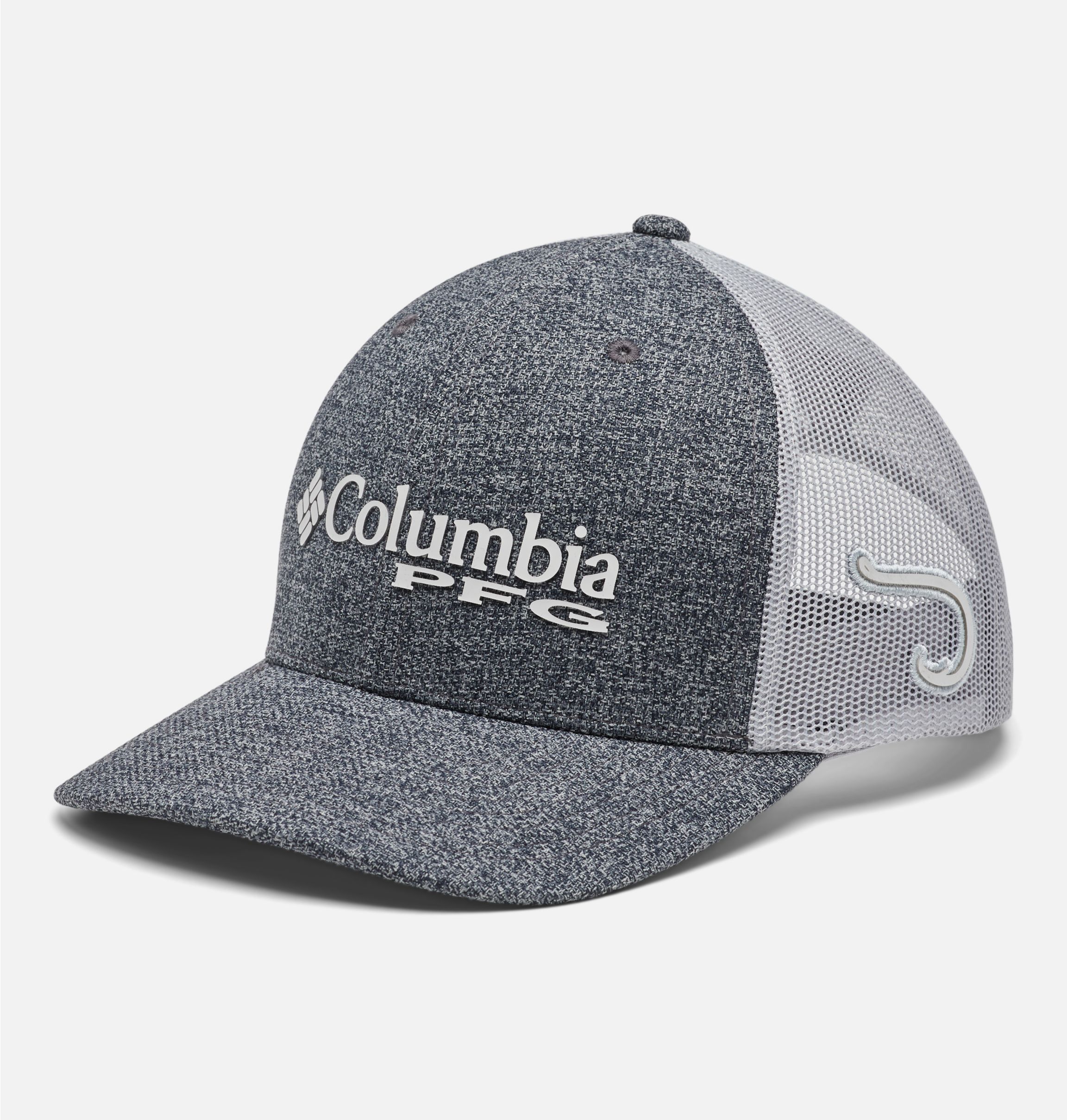 Columbia Mens PFG Hook Logo Mesh Trucker Hat