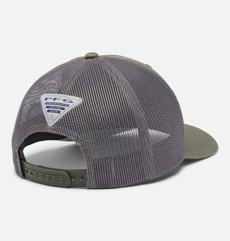 PFG Logo Mesh Snapback, Color: Cypress, Cool Green, Bass, image 2