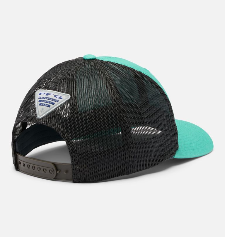PFG Logo Mesh Snapback, Color: Glaze Green, Shark, Dorado, image 2