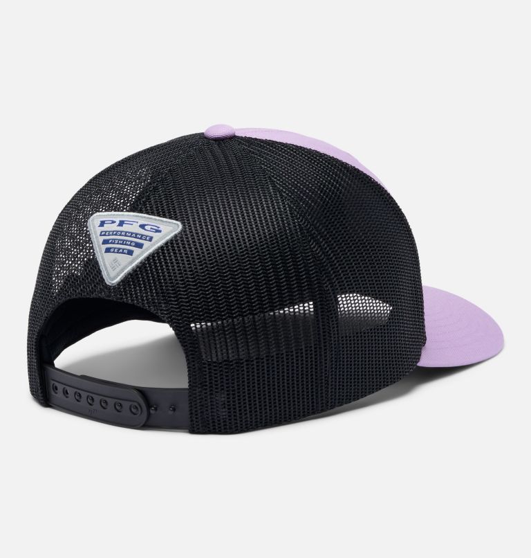 PFG Logo Mesh Snapback, Color: Hydrangea, Black, Tuna, image 2