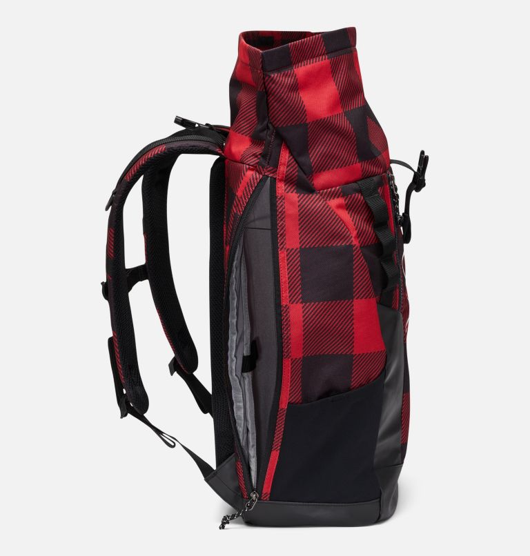 Convey 25L Rolltop Daypack, Color: Mountain Red Check Print, image 4