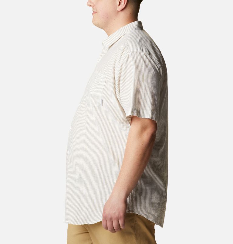 Men's Under Exposure Yarn Dye Short Sleeve Shirt – Big, Color: Savory Oxford Stripe, image 3
