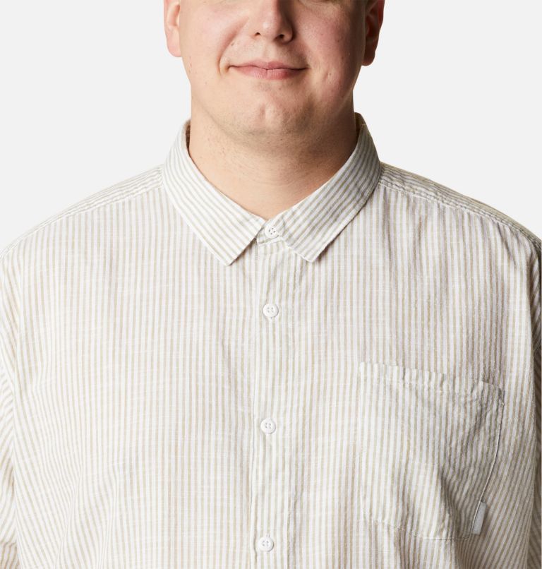 Men's Under Exposure Yarn Dye Short Sleeve Shirt – Big, Color: Savory Oxford Stripe, image 4