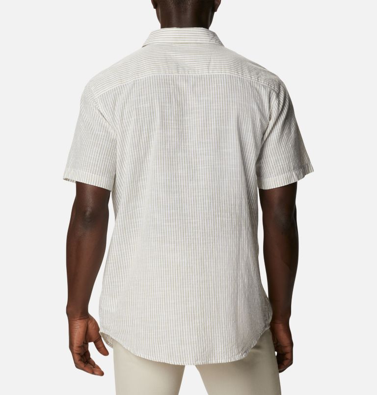 Men's Under Exposure Yarn Dye Short Sleeve Shirt – Tall, Color: Savory Oxford Stripe, image 2