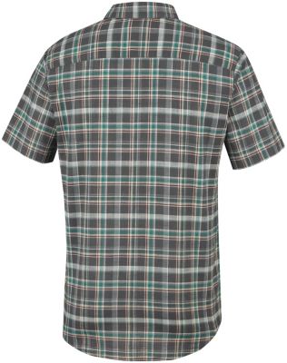 Men's Under Exposure&trade; YD Short Sleeve Shirt Under Exposure&trade; YD Short Sleev | 441 | S, Shark Plaid, back