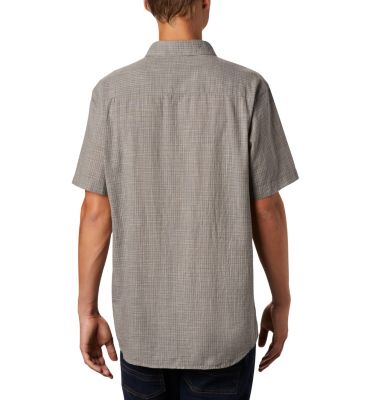 Men's Under Exposure&trade; YD Short Sleeve Shirt Under Exposure&trade; YD Short Sleev | 441 | S, City Grey Plaid, back