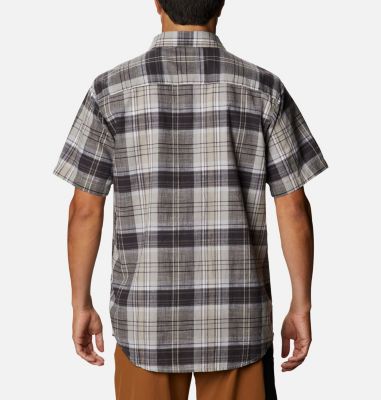 Camisa de manga corta Under Exposure&trade; para hombre Under Exposure&trade; YD Short Sleeve Shirt | 025 | L, City Grey Madras, back