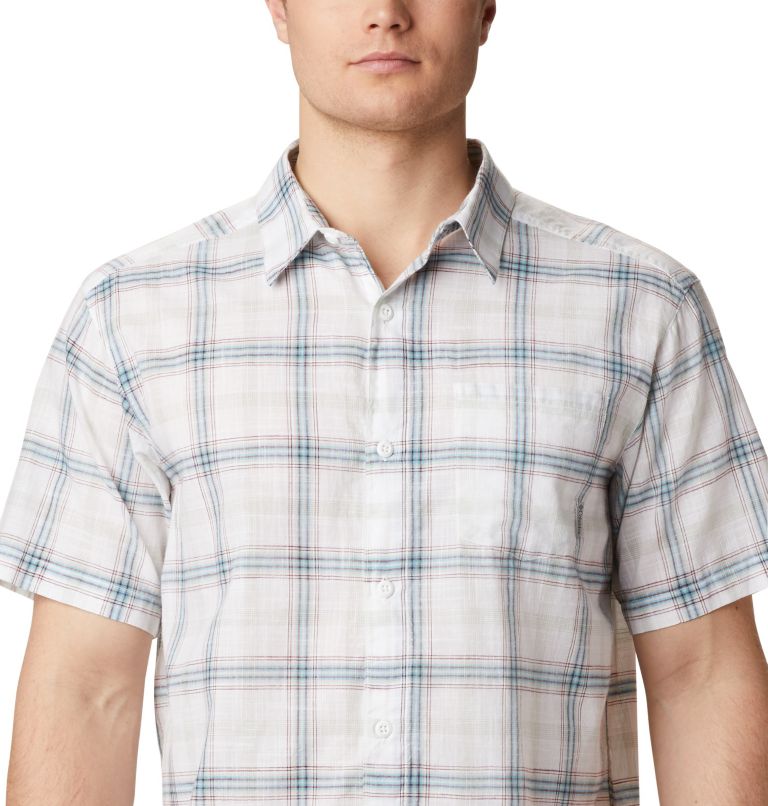 Under Exposure YD Short Sleeve Shirt | 100 | S, Color: White Tartan Plaid, image 4