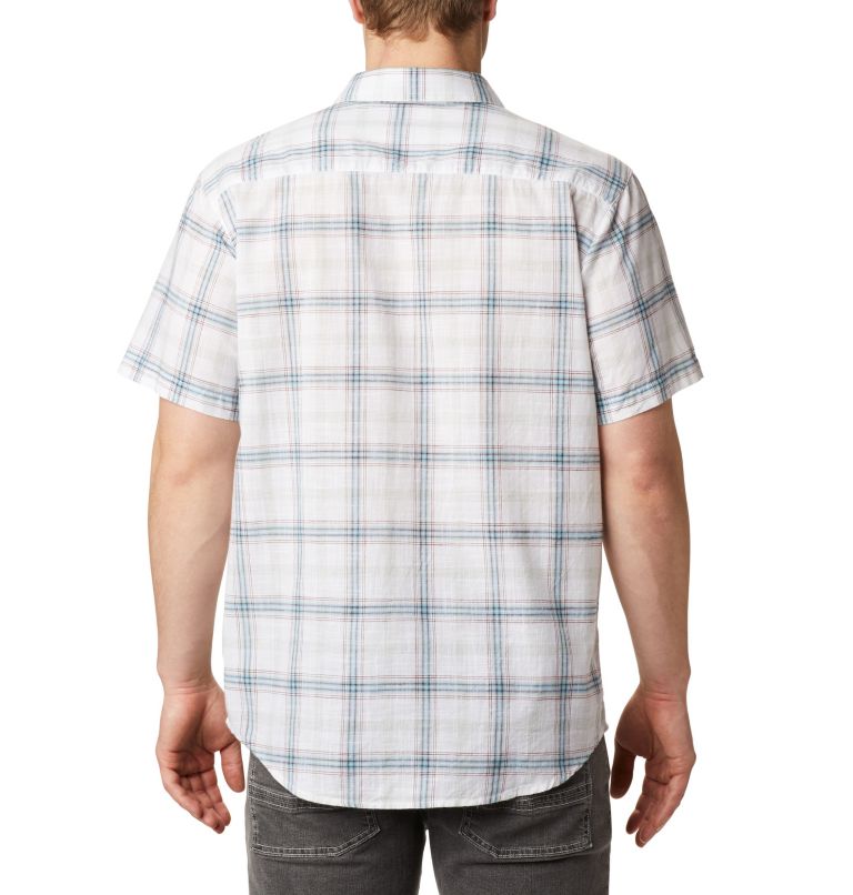 Under Exposure YD Short Sleeve Shirt | 100 | S, Color: White Tartan Plaid, image 2
