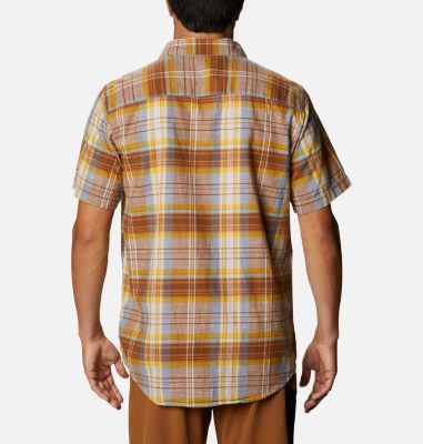 Camisa de manga corta Under Exposure&trade; para hombre Under Exposure&trade; YD Short Sleeve Shirt | 025 | L, Walnut Madras, back