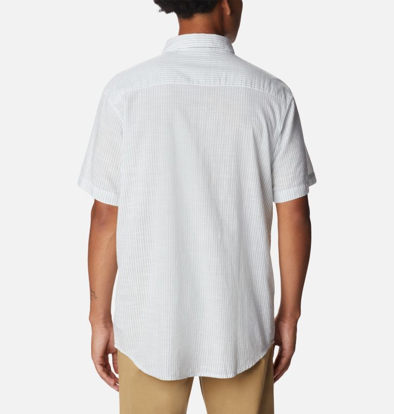 Under Exposure YD Short Sleeve Shirt | 350 | L, Color: Niagara Oxford Stripe, image 2