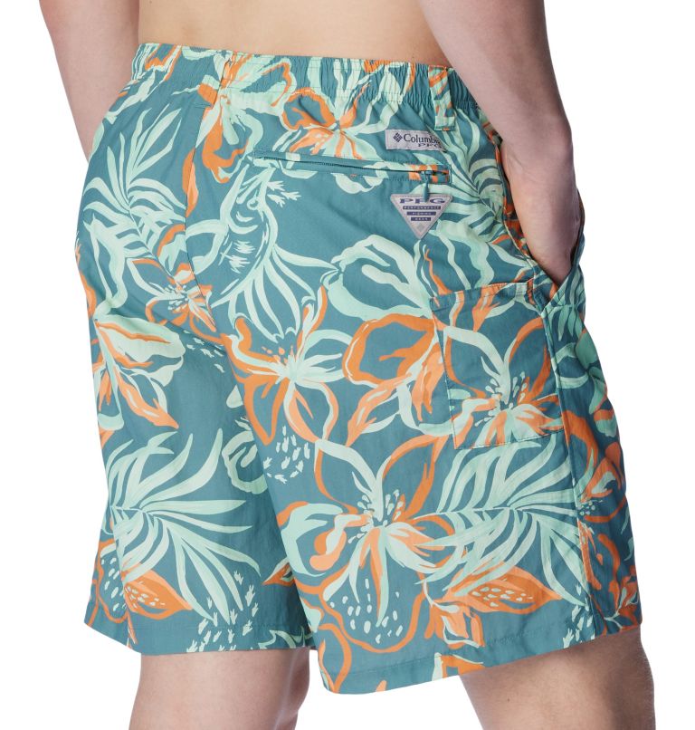 Thumbnail: Super Backcast Water Short | 330 | S, Color: Tranquil Teal Wildwaters Print, image 3