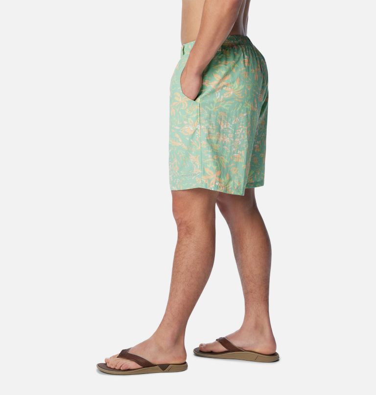 Men's PFG Super Backcast Water Short, Color: New Mint Kona Kraze, image 3