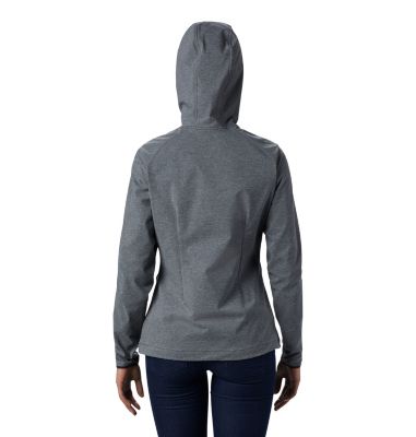 Women's Heather Canyon&trade; Softshell Jacket Heather Canyon&trade; Softshell Jack | 010 | L, Black, back