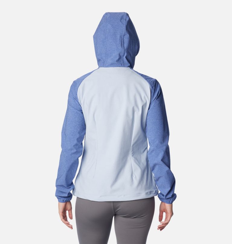 Women's Heather Canyon Softshell Jacket, Color: Whisper, Eve Heather, image 2