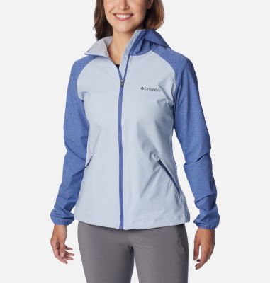 Women's Heather Canyon Softshell Jacket, Color: Whisper, Eve Heather, image 1