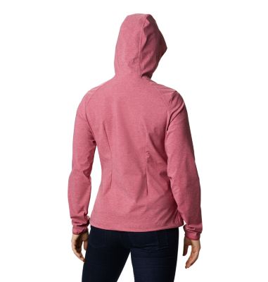 Women's Heather Canyon&trade; Softshell Jacket Heather Canyon&trade; Softshell Jack | 010 | L, Red Orchid, back