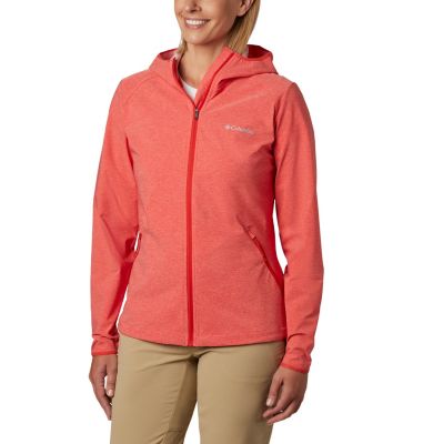 Women's Heather Canyon&trade; Softshell Jacket Heather Canyon&trade; Softshell Jack | 010 | L, Bold Orange Heather, front