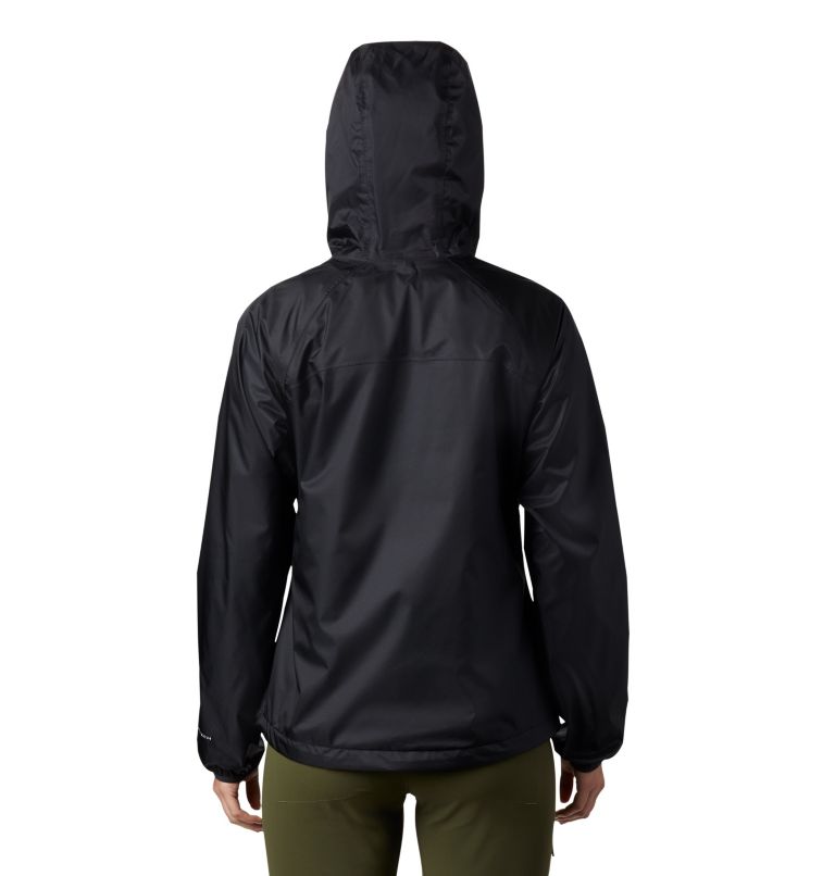 Women's Ulica Rain Jacket, Color: Black Sheen, image 2